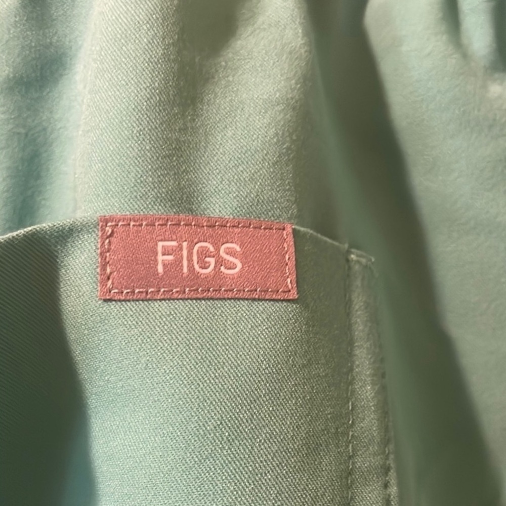 Womens New Figs High Waisted Zamora Yoga Jogger Scrub Pant Surgical Green 6XLR - Picture 4 of 7